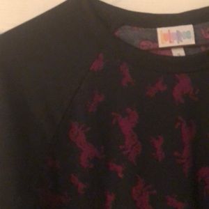 Lularoe Unicorn Randy 3/4 length sleeve tee